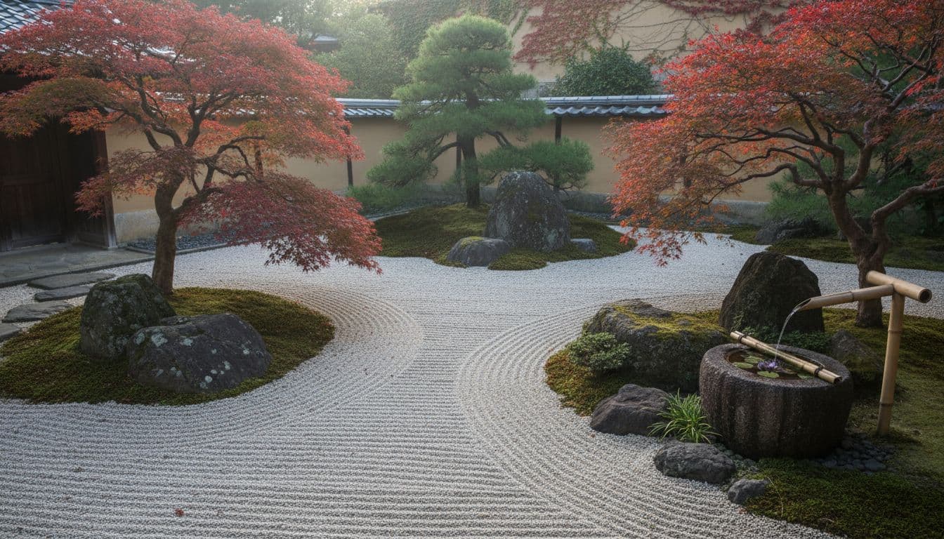 Japanese Garden Design created with FlorAI AI Garden Design